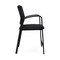 Lesro Newport Wide Hip Chair Metal Frame, Black, MD Black Upholstery NP1261 - alternate 2